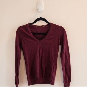 Uniqlo merino wool v neck sweater